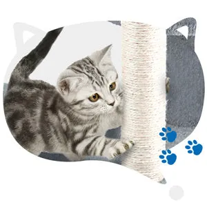28"  High Cat Tree with Platform and Scratching Posts
