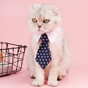 Adjustable Pet Cat Necktie – Gentleman Accessories for Dogs & Cats
