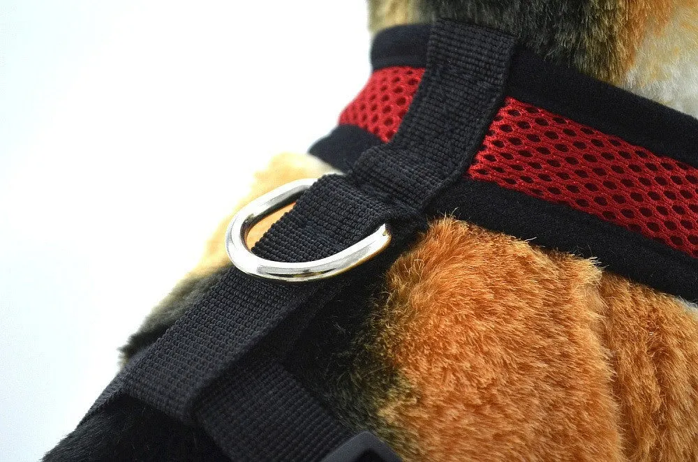Adjustable Soft Breathable Dog Harness Nylon Mesh Vest Harness