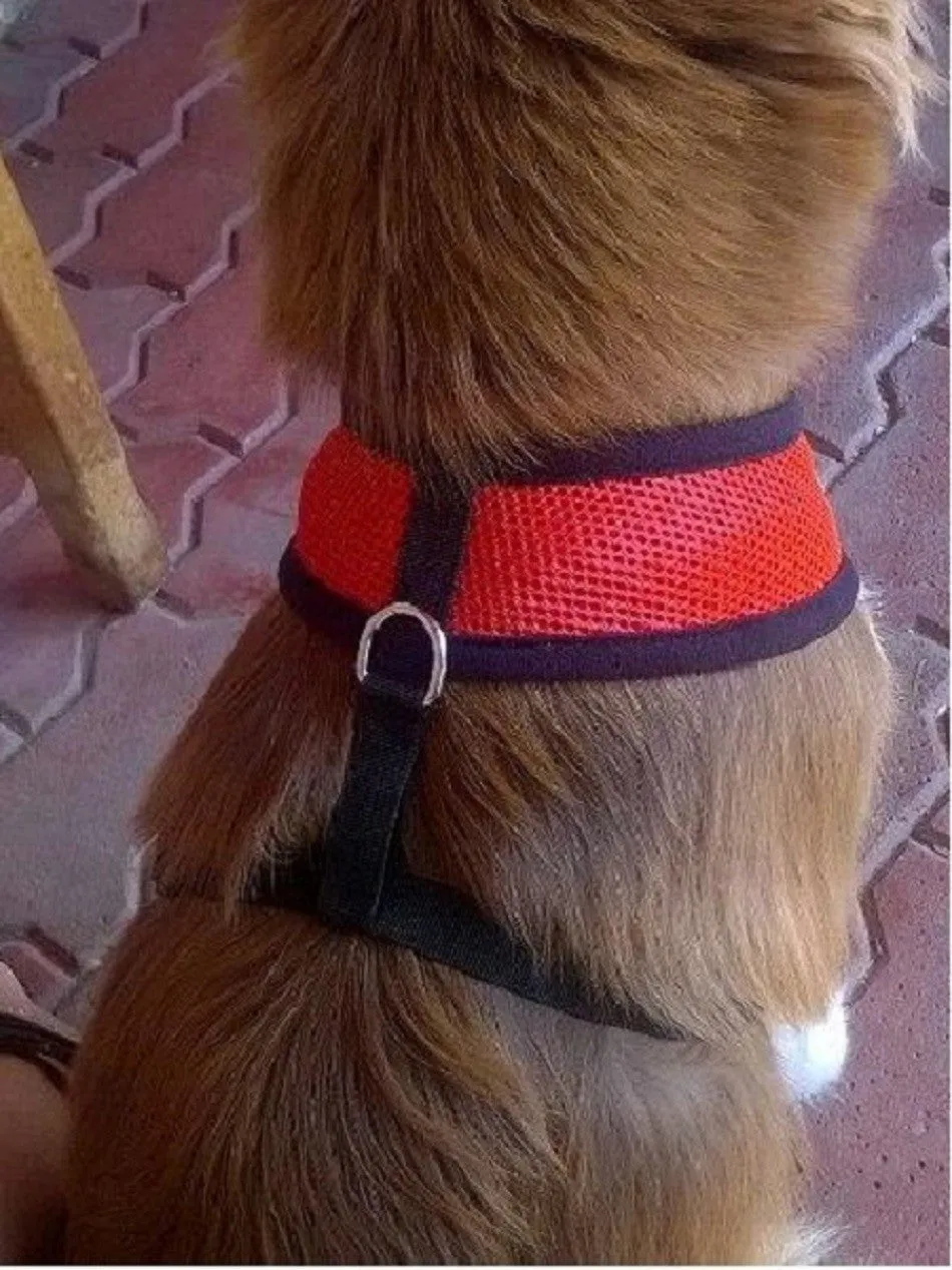 Adjustable Soft Breathable Dog Harness Nylon Mesh Vest Harness