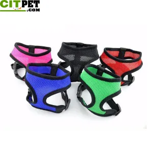 Adjustable Soft Breathable Dog Harness Nylon Mesh Vest Harness