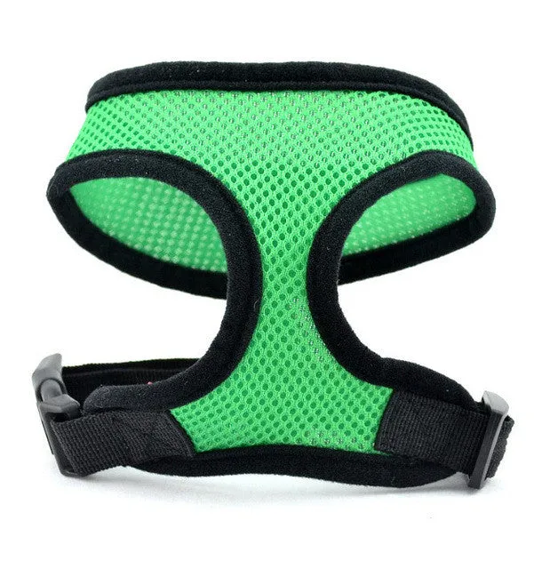 Adjustable Soft Breathable Dog Harness Nylon Mesh Vest Harness