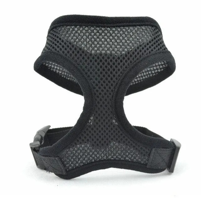 Adjustable Soft Breathable Dog Harness Nylon Mesh Vest Harness