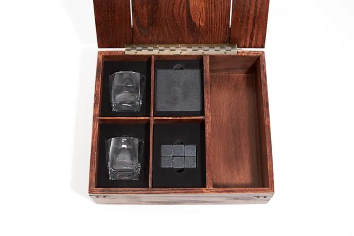 American Water Spaniel Laser Engraved Whiskey Box