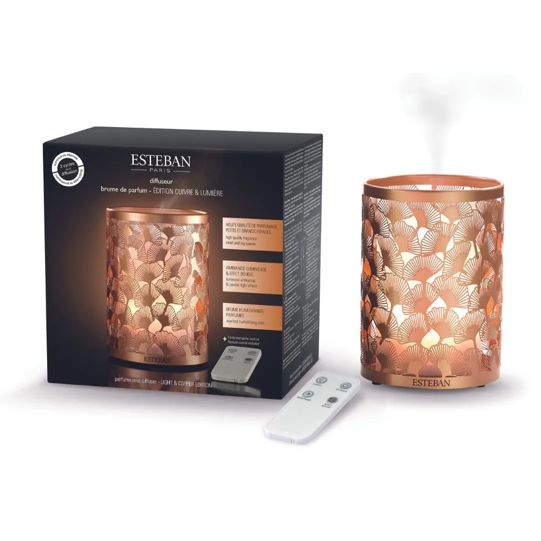 Aroma Mist Diffuser - Esteban Copper & Light Edition Perfume