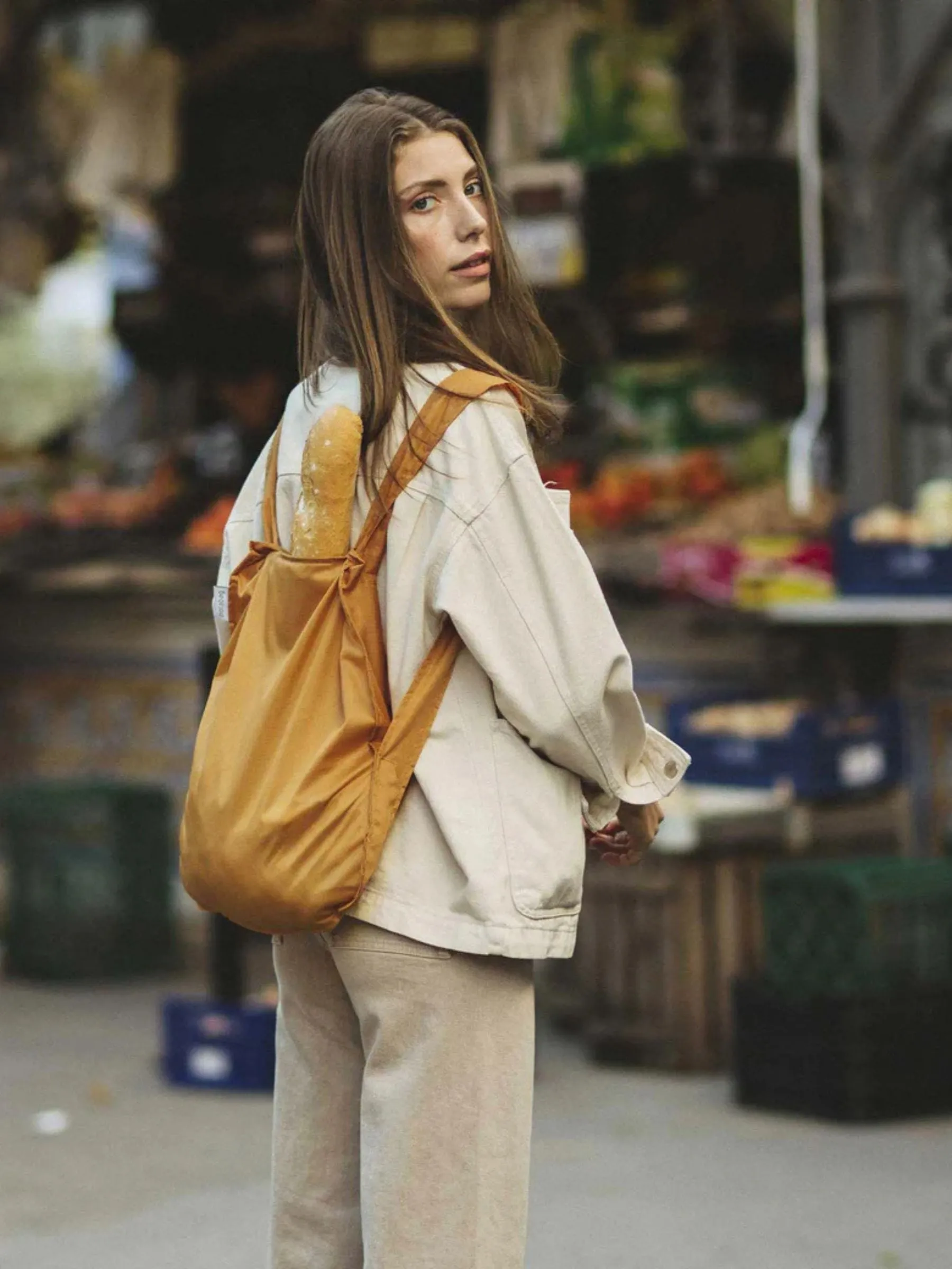 Bag & Backpack in one - Mustard | Notabag