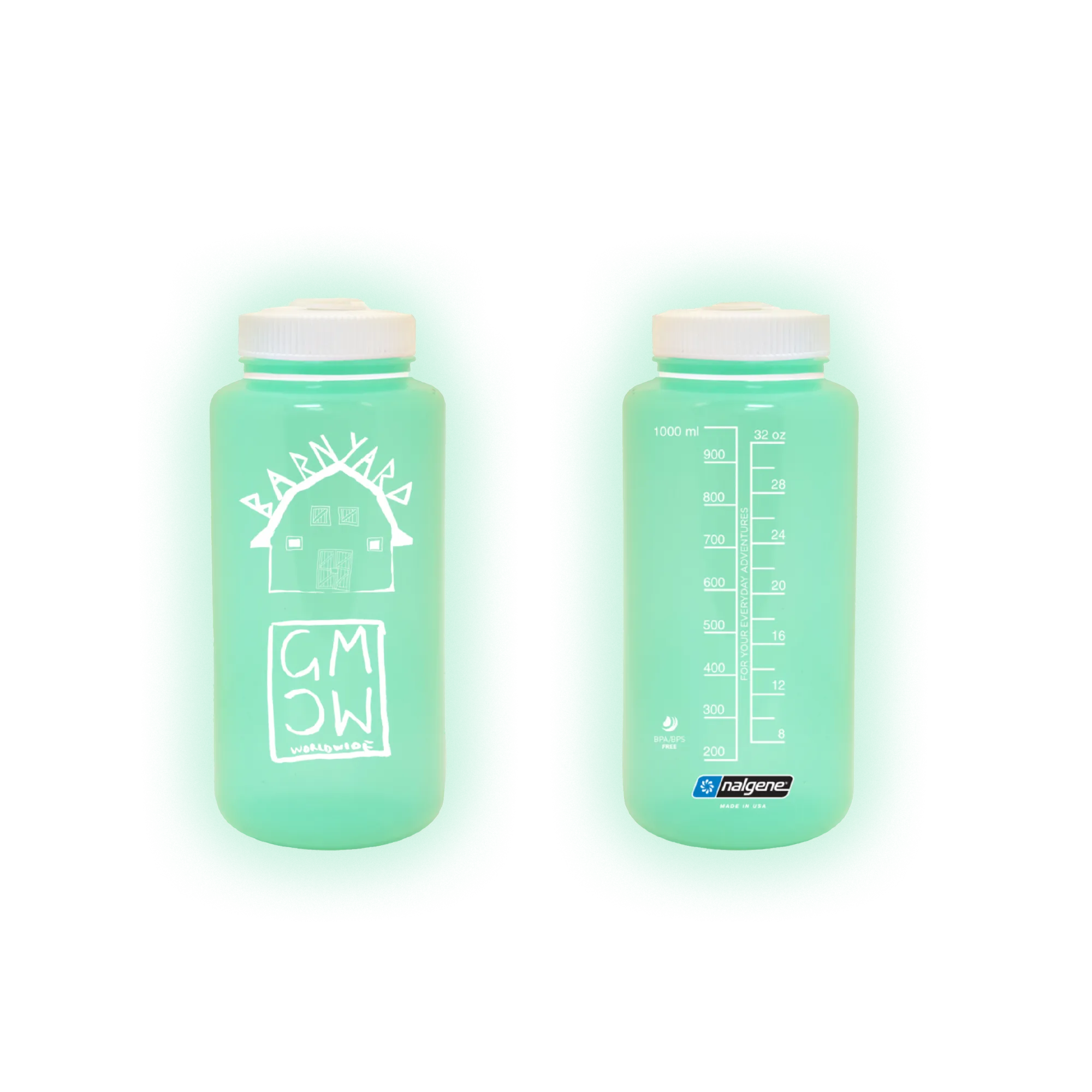 Barnyard / Seafoam Vinyl   Water Bottle Bundle