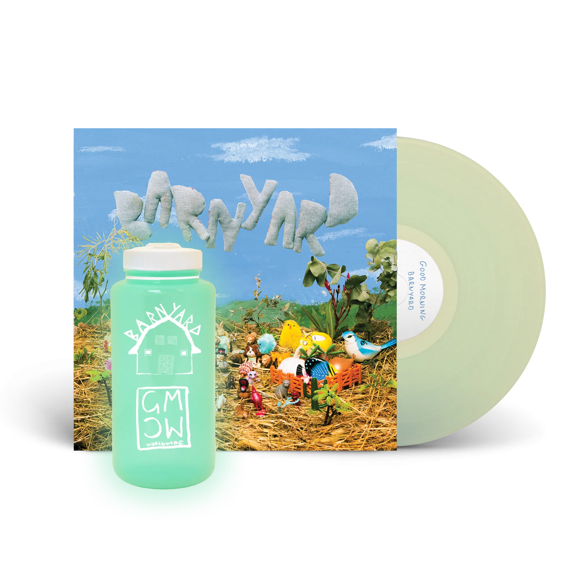 Barnyard / Seafoam Vinyl   Water Bottle Bundle