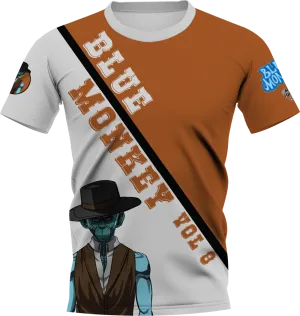 Blue Monkey Old West V8 Grey/Orange Jersey