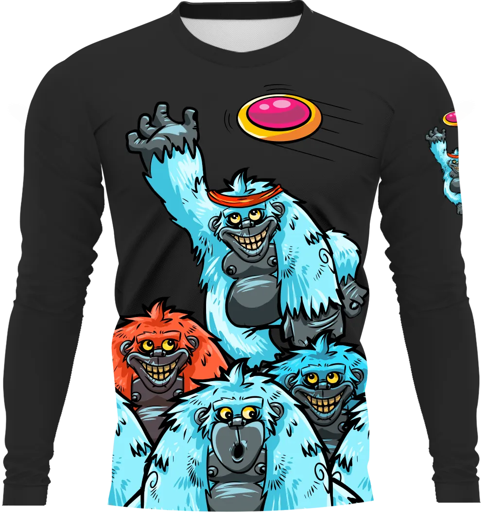 Blue Monkey Year 1 (Rebooted) Black Longsleeve
