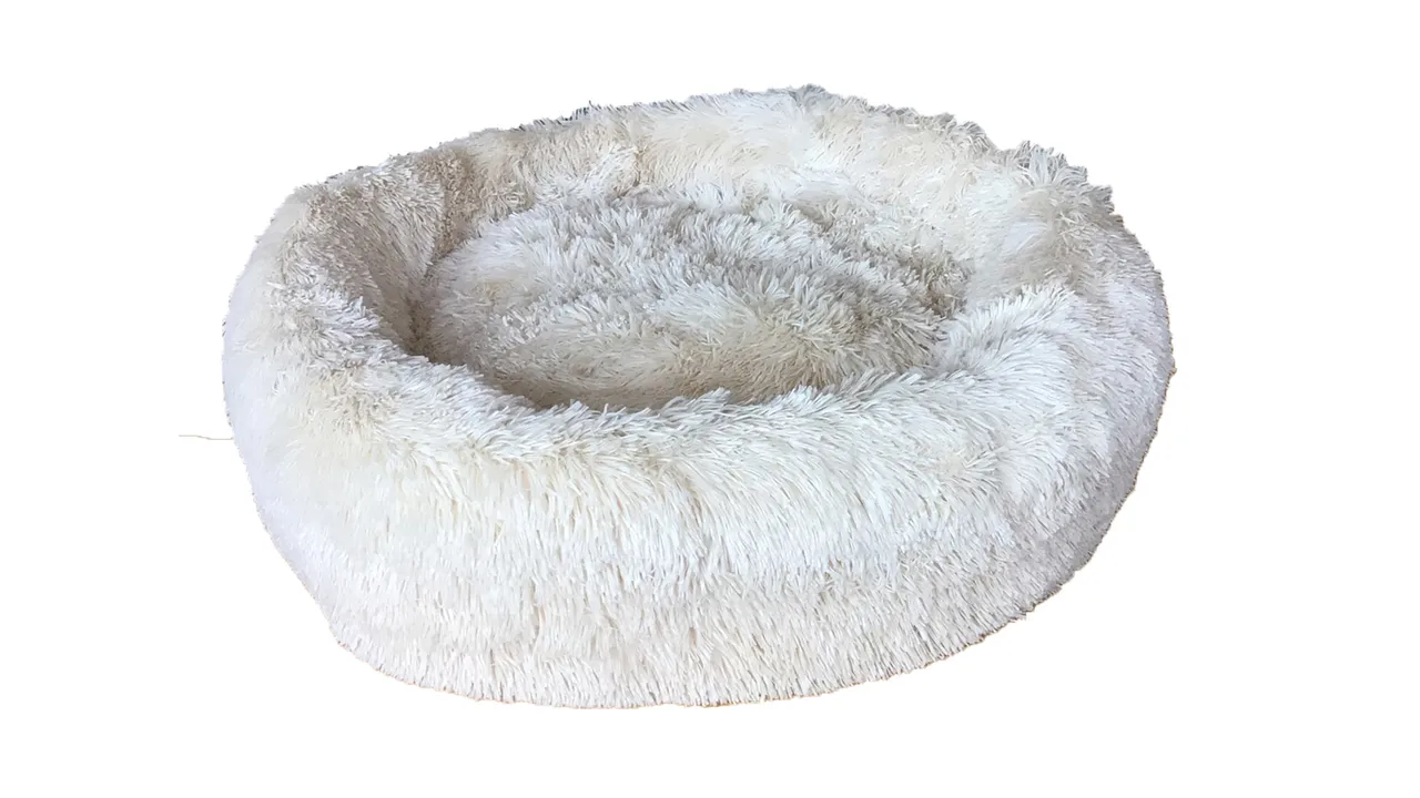 Brooklands Deluxe Calming Pet Bed Cream