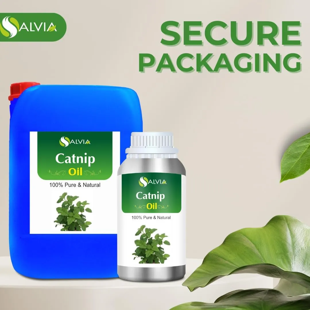 Bulk Catnip (Nepeta cataria) Essential Oil 100% Pure & Natural Undiluted Uncut Oil | Use for Aromatherapy (1L)