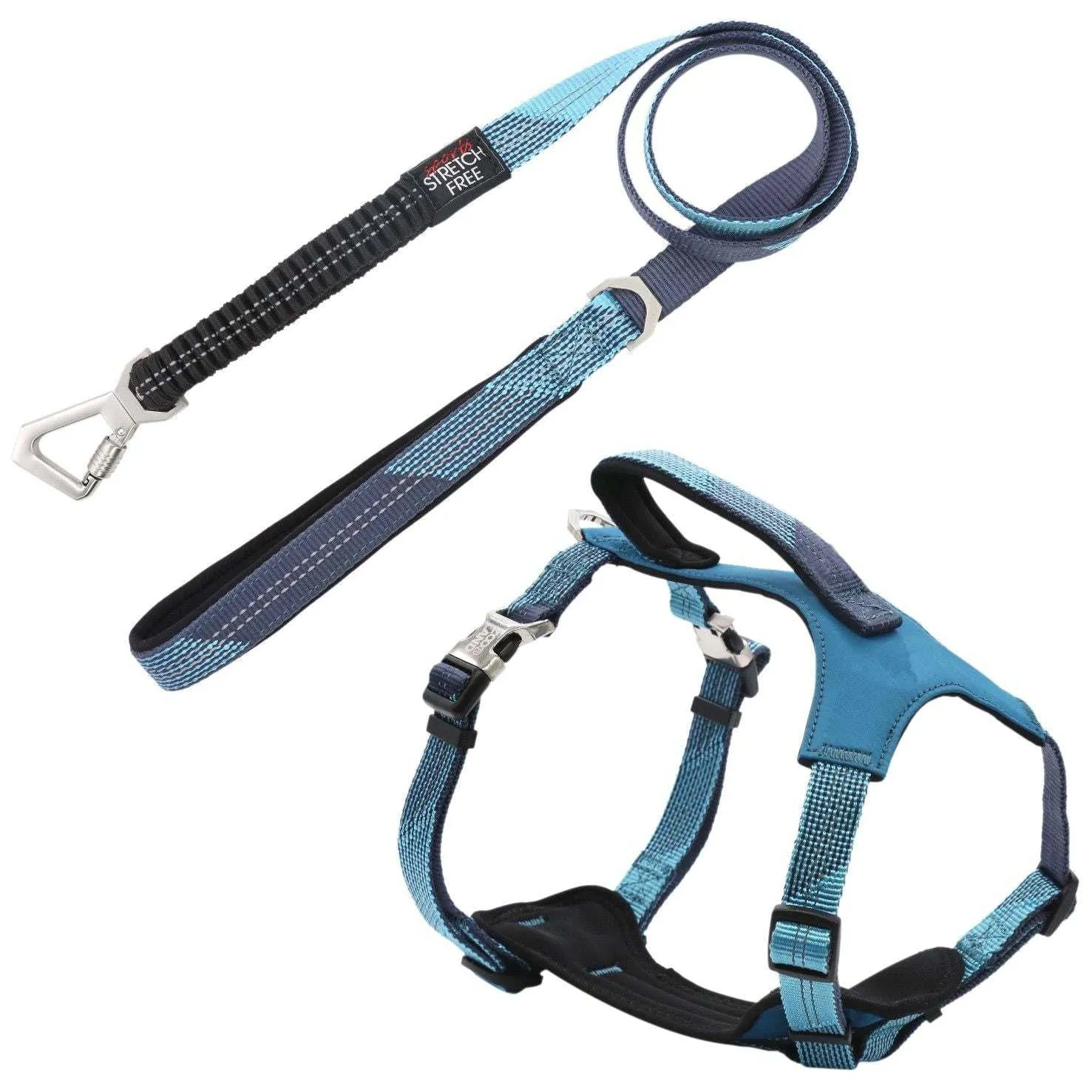 Comfortable, durable, and highly visible pet leash and harness.