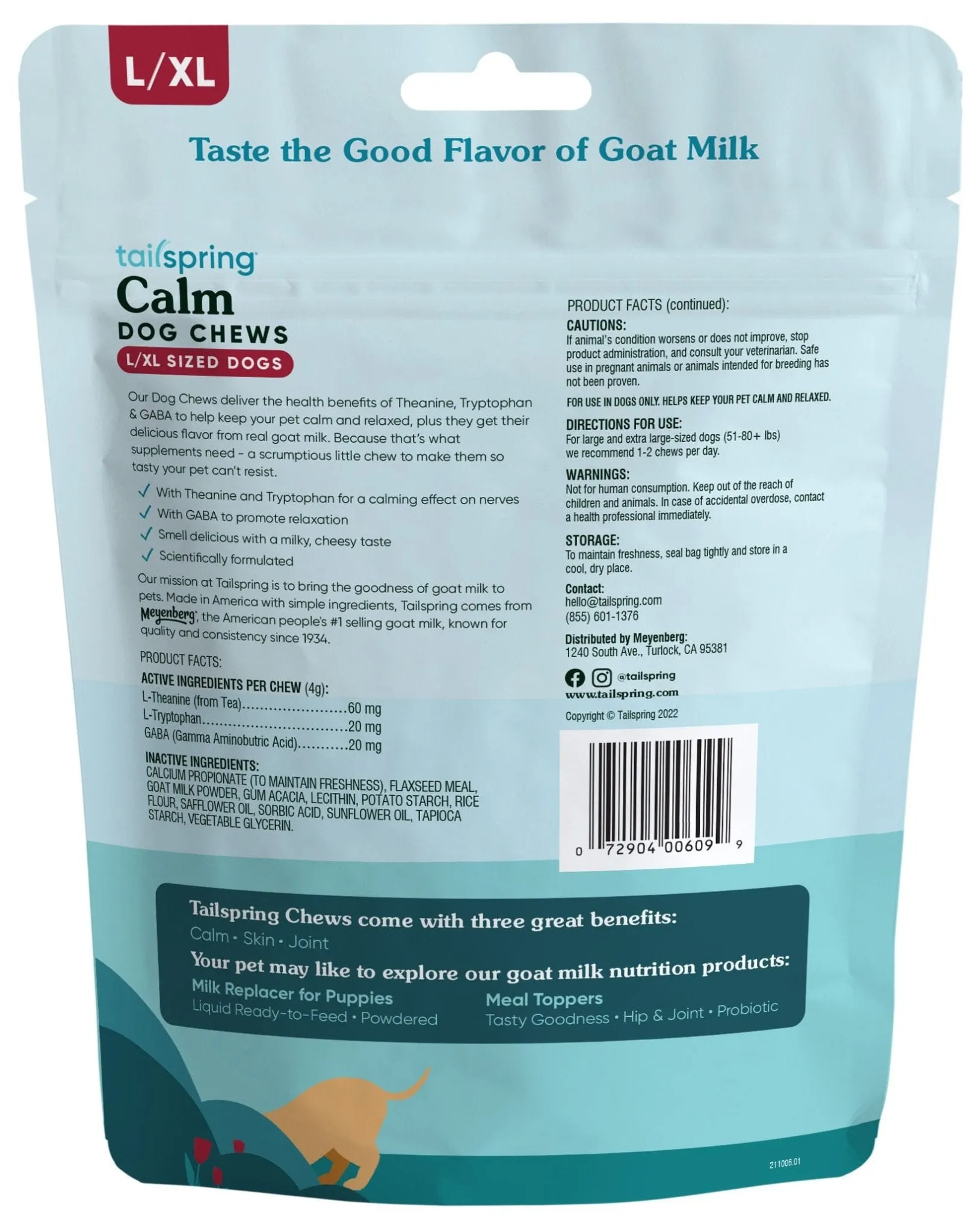 Dog Calm Tailspring Chews