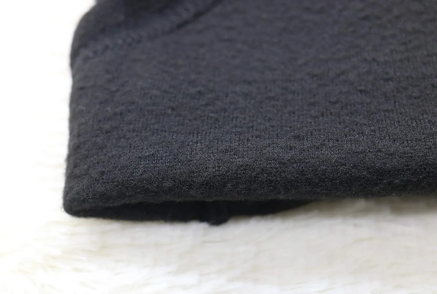 DroolingDog Cat Sweater Pet Sweaters Fleece Vest for Cats Clothes for Cat Only Warm Winter Coat, Large, Black