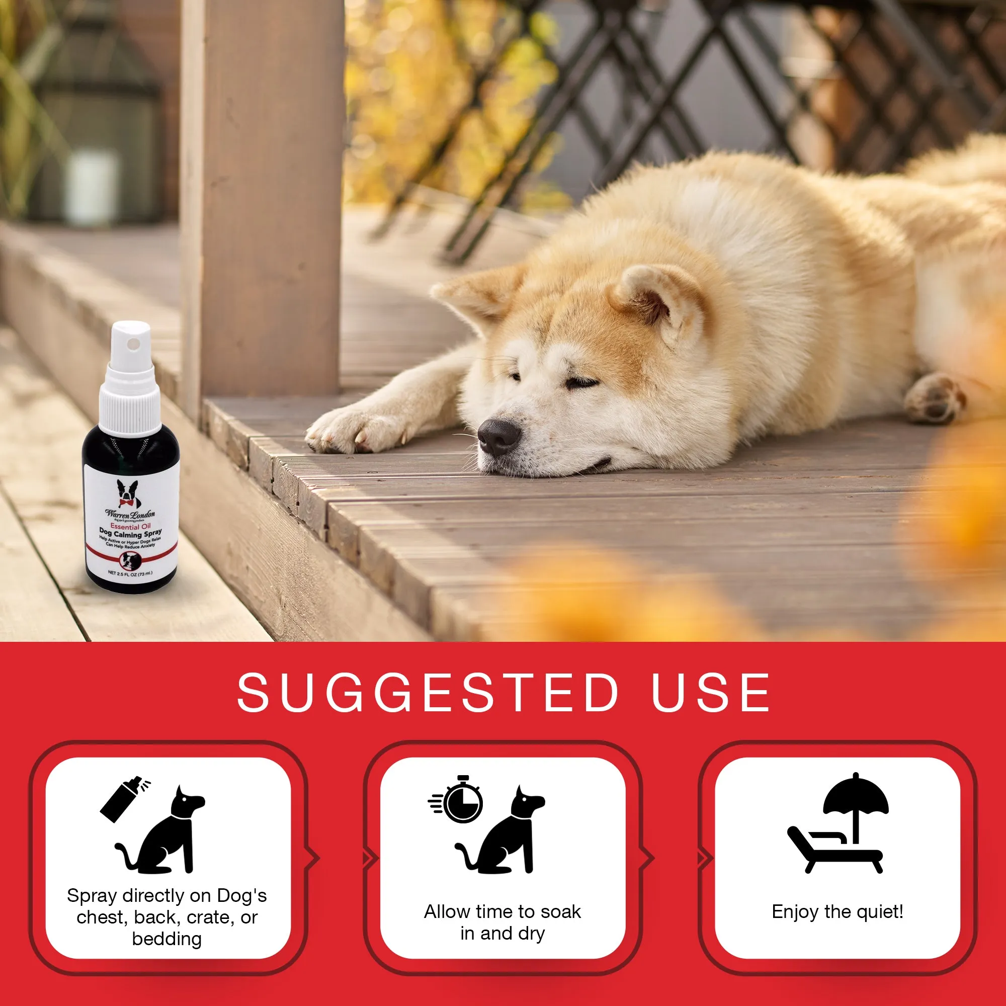 Essential Oil Dog Calming Spray