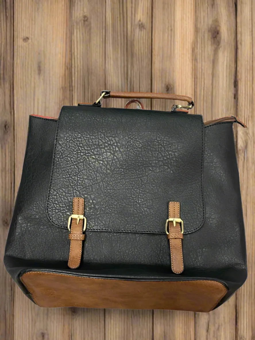 Faux Leather Hailey Backpack