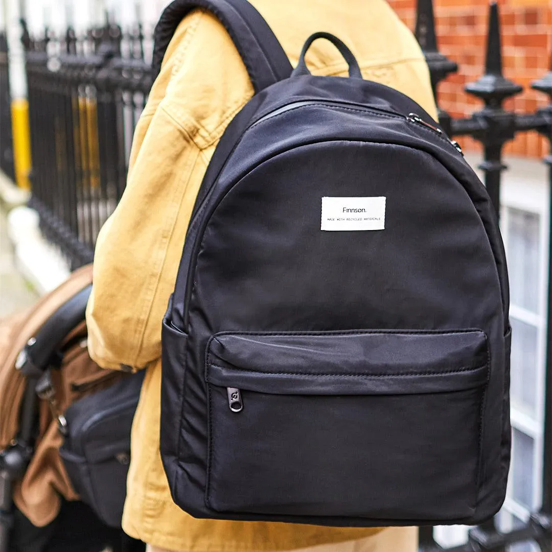 Finnson Ana Eco Changing Backpack - Black