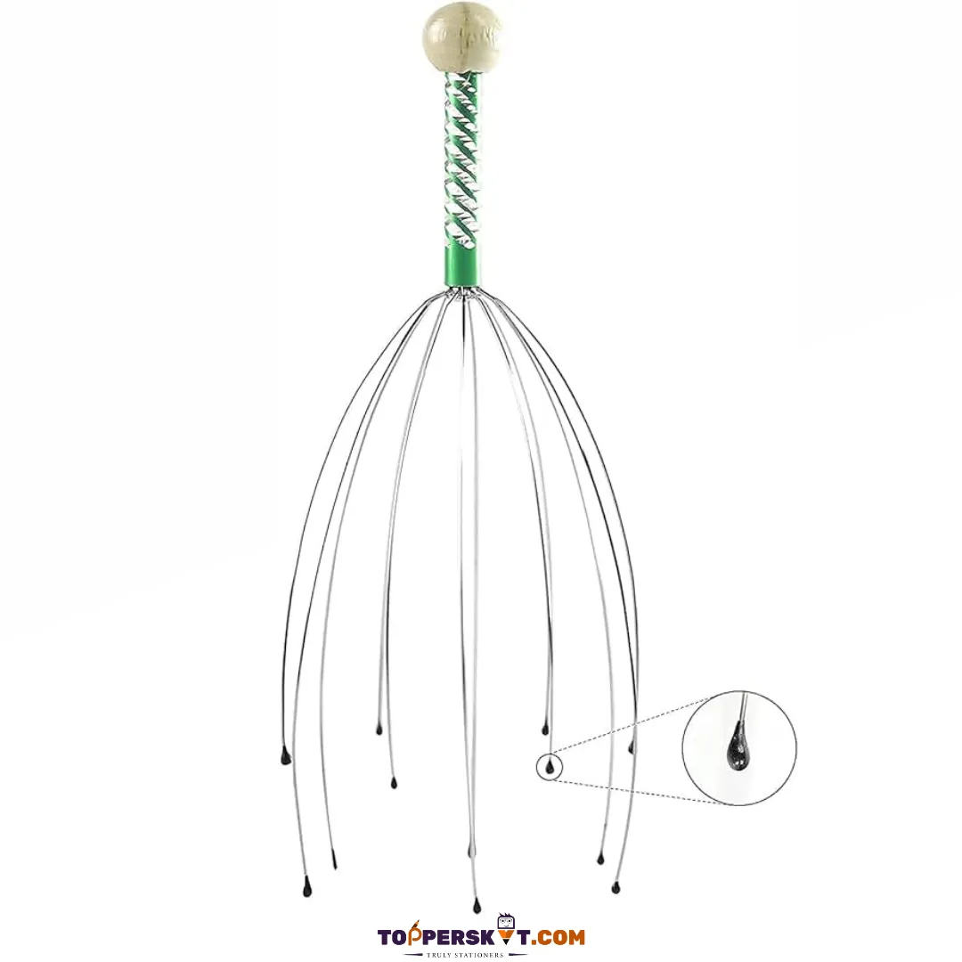 Hand Held Scalp Head Massager Stress Relief (Pack of 1)