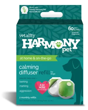 Harmony Pet Calming Home Diffuser Refills for Dogs, 2 ct