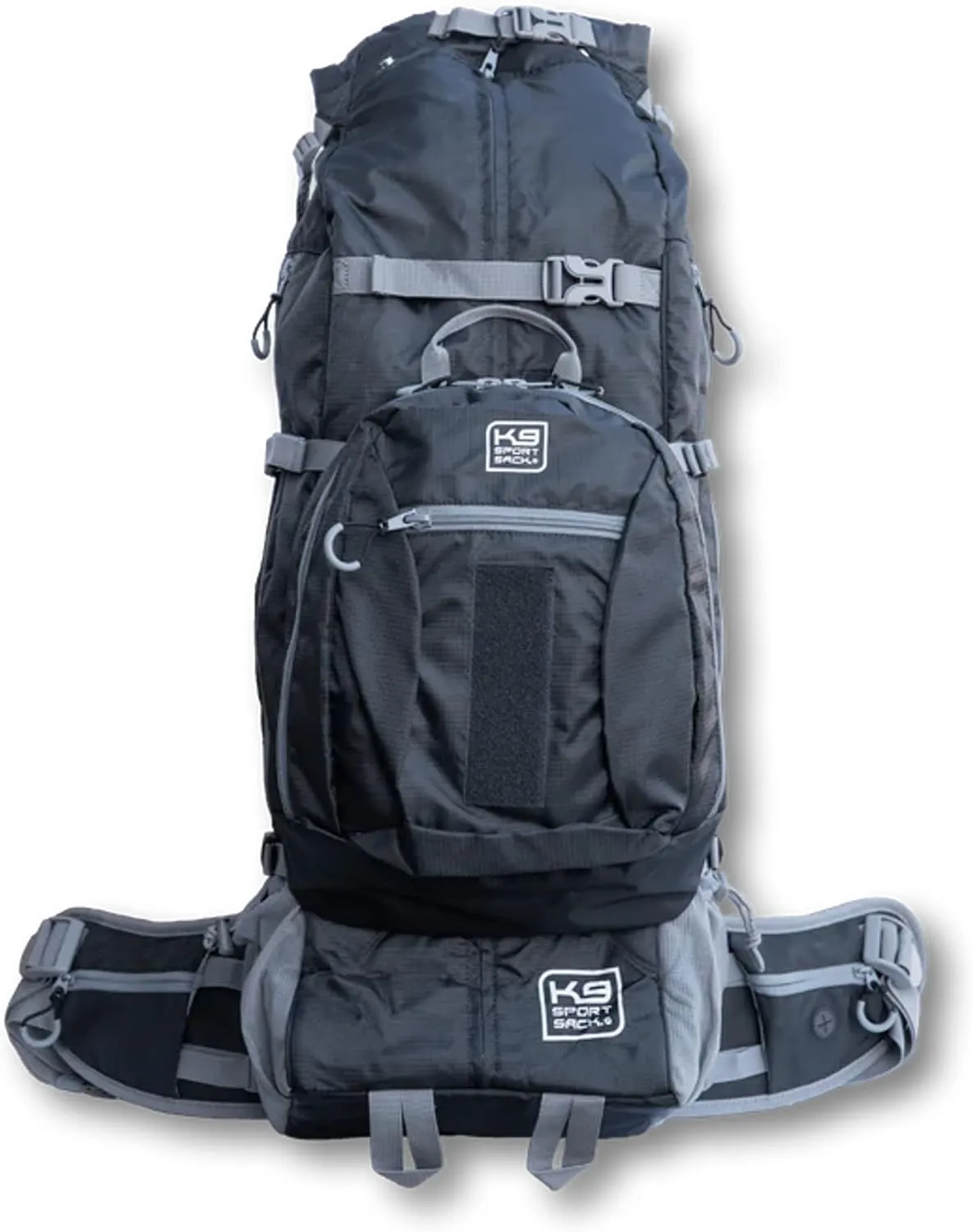 K9 Sport Sack | Kolossus Dog Carrier Backpack for Small and Medium Pets | Front Facing Adjustable Dog Backpack Carrier | Fully Ventilated | Veterinarian Approved (XX-Large, Kolossus - Black)