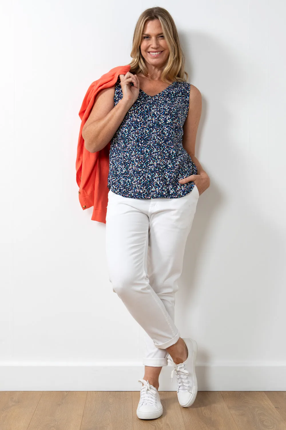 Lily and Me Sea Breeze Vest Terrazzo