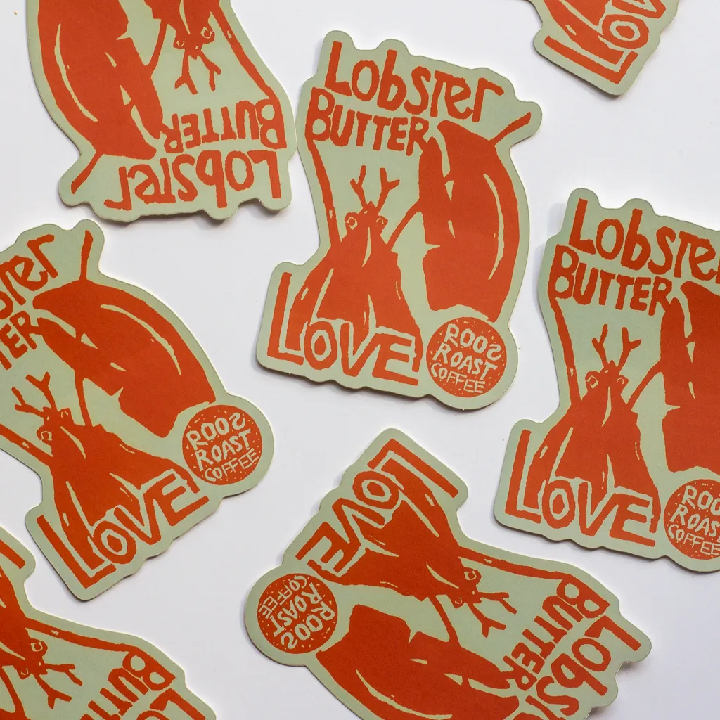 Lobster Butter Love Sticker