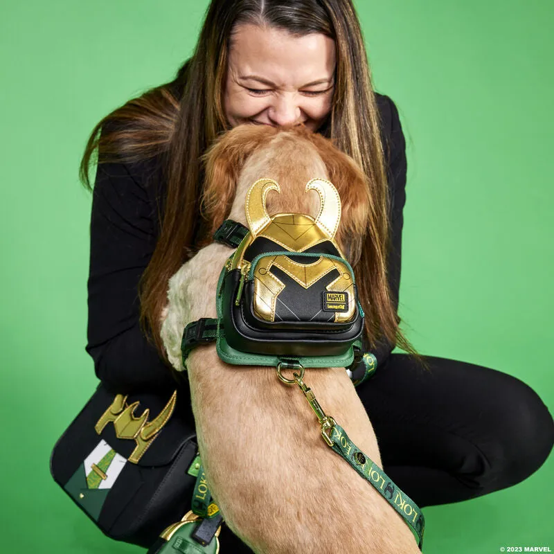 Loungefly Pets Marvel Loki Cosplay Dog Harness