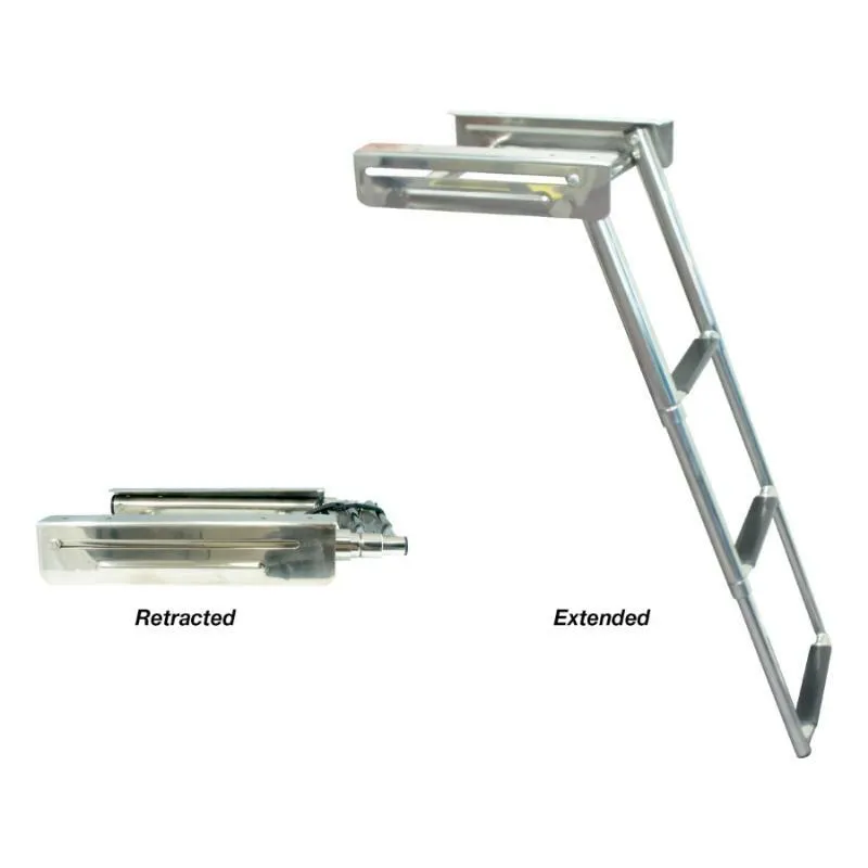 Marine Town Telescopic Boarding Ladder - Stainless Steel