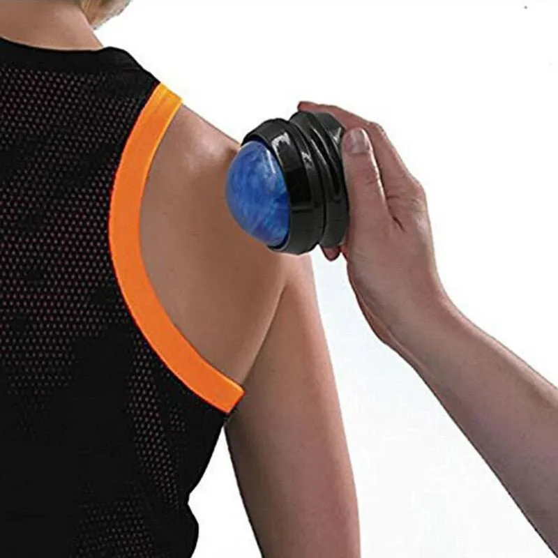 Massage Roller Ball - Massager and Therapy Tool for Sore Muscles, Shoulders, Arms, Neck, Back, Feet, Body, Deep Tissue, Stiffness, Joint Pain, Stress Relief
