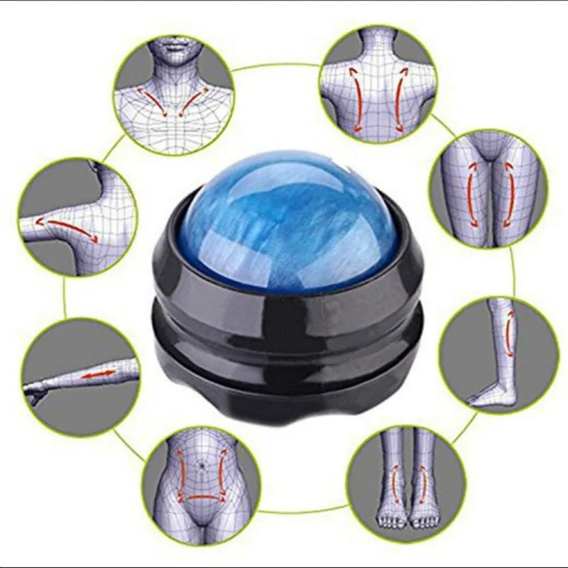Massage Roller Ball - Massager and Therapy Tool for Sore Muscles, Shoulders, Arms, Neck, Back, Feet, Body, Deep Tissue, Stiffness, Joint Pain, Stress Relief