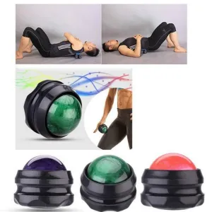 Massage Roller Ball - Massager and Therapy Tool for Sore Muscles, Shoulders, Arms, Neck, Back, Feet, Body, Deep Tissue, Stiffness, Joint Pain, Stress Relief