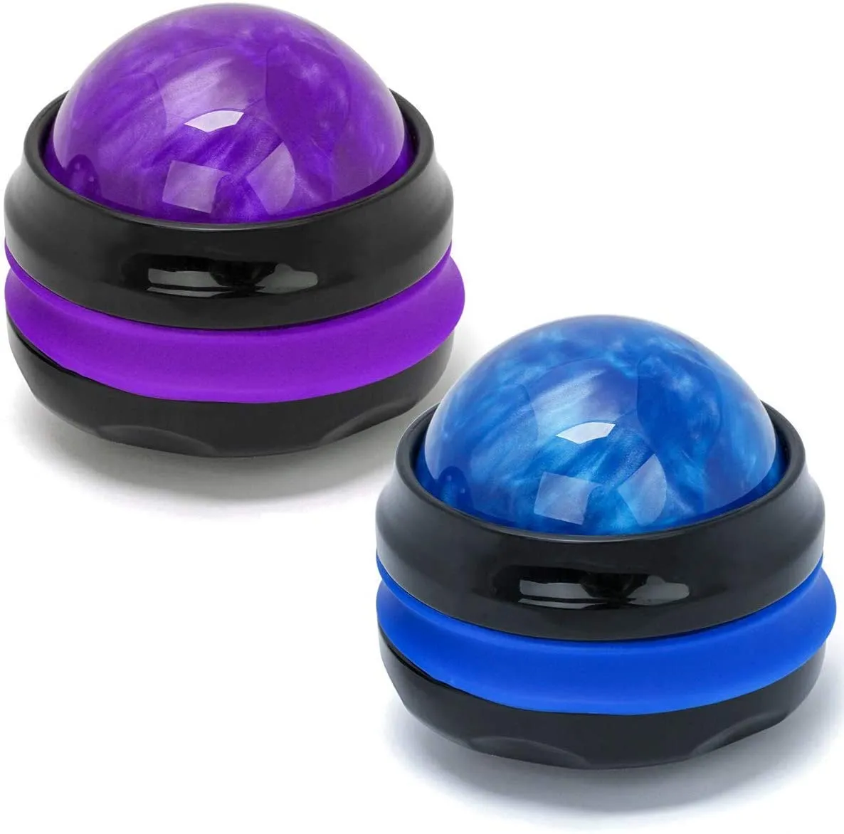 Massage Roller Ball - Massager and Therapy Tool for Sore Muscles, Shoulders, Arms, Neck, Back, Feet, Body, Deep Tissue, Stiffness, Joint Pain, Stress Relief