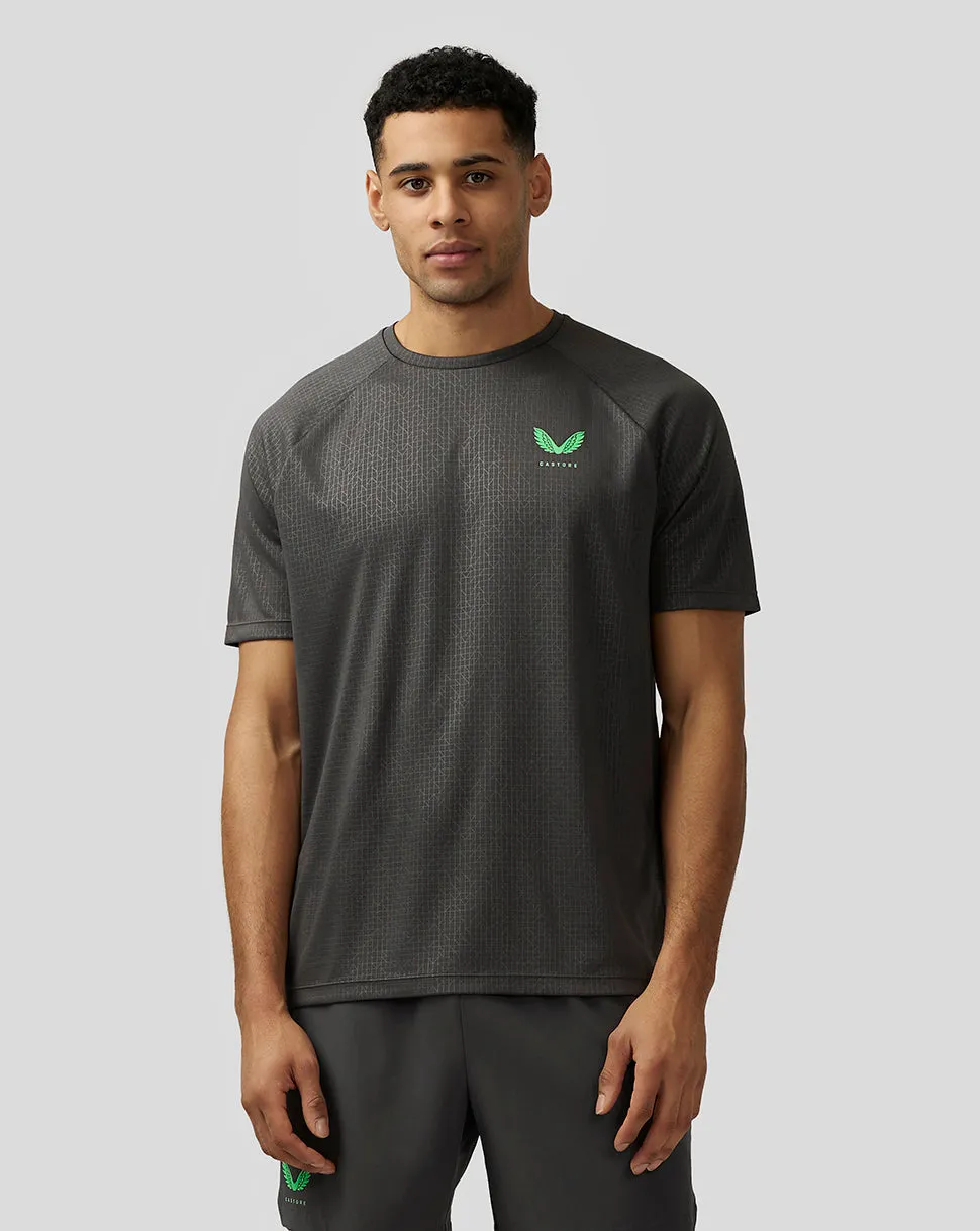 Men's Adapt Short Sleeve Printed T Shirt - Gunmetal Grey