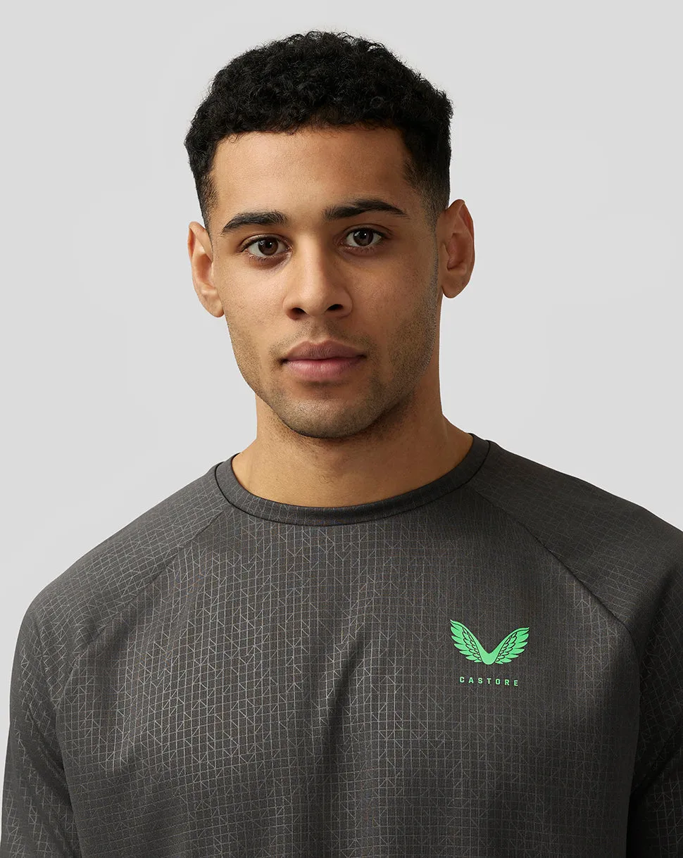 Men's Adapt Short Sleeve Printed T Shirt - Gunmetal Grey