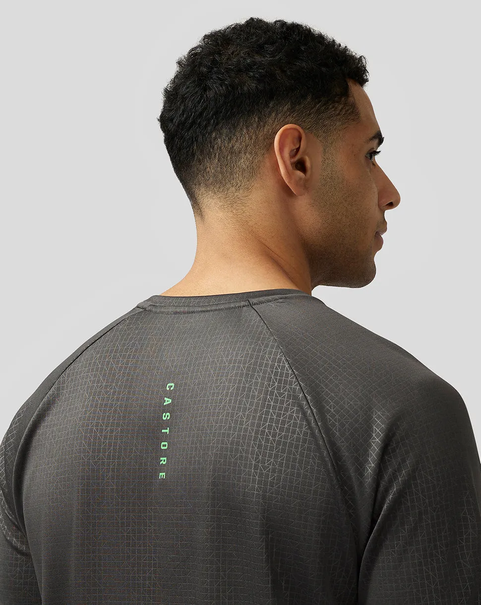 Men's Adapt Short Sleeve Printed T Shirt - Gunmetal Grey