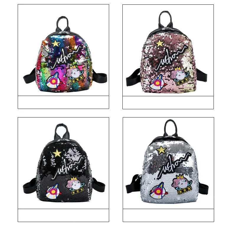 Mini Sequined Rave Backpack