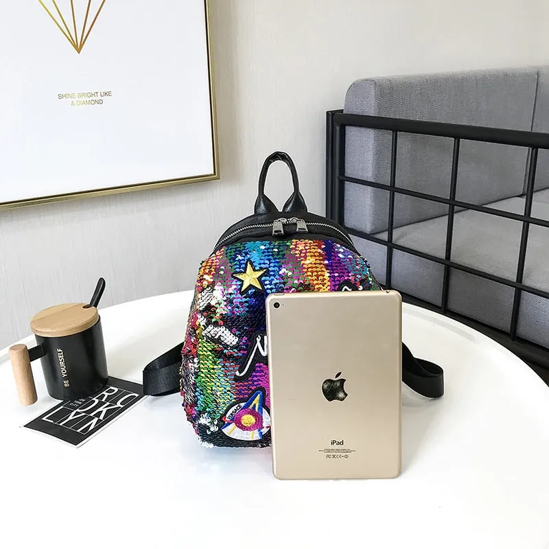 Mini Sequined Rave Backpack