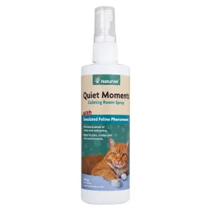 NaturVet - Quiet Moments Calming Room Spray for Cats 8 oz