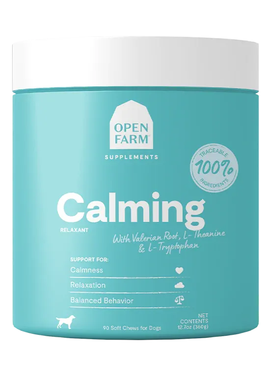 Open Farm Calming Supplement for Dogs 90 soft chews
