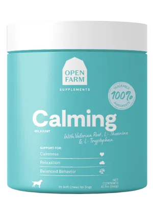 Open Farm Calming Supplement for Dogs 90 soft chews