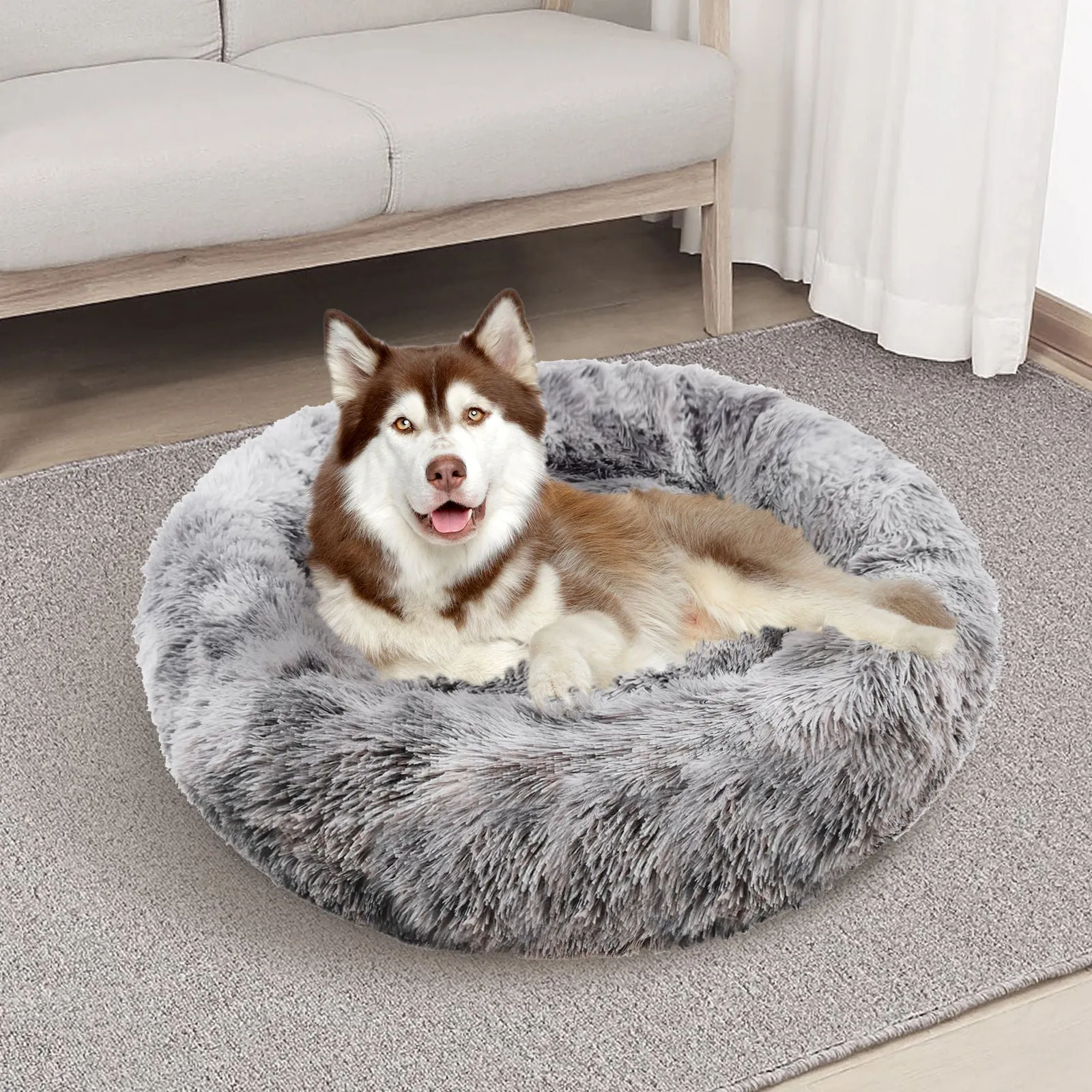 Pawfriends Calming Bed "Grey" [90cm]