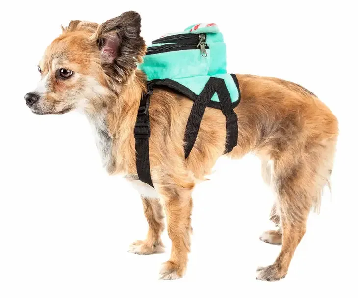 Pet Life 'Dumbone' Dual-Pocketed Animated Harness Backpack Small