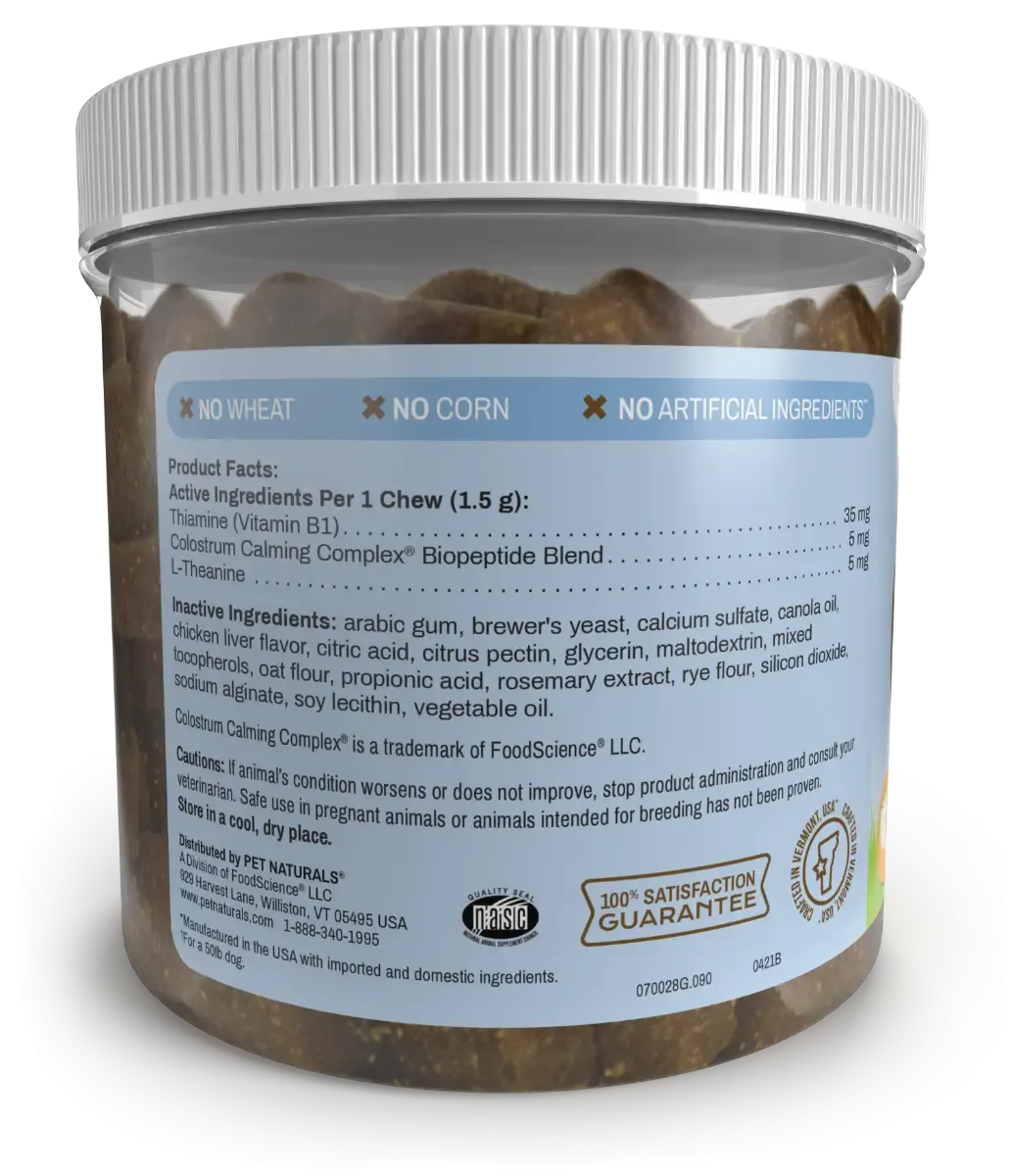 Pet Naturals Calming Soft Chews for Dogs and Cats