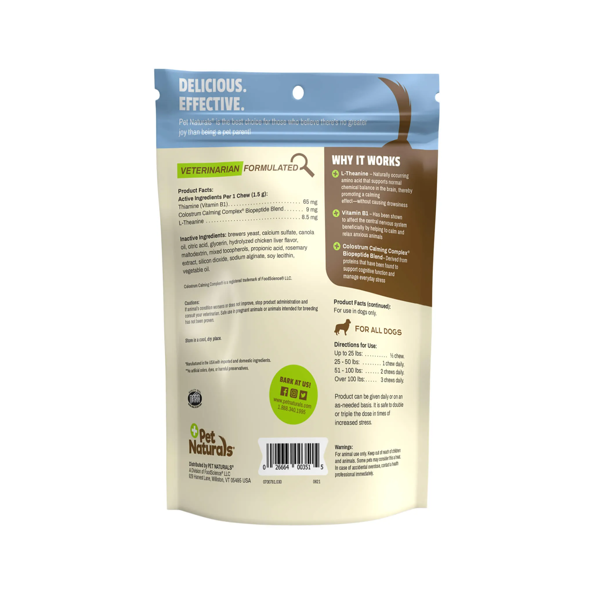 Pet Naturals Calming Soft Chews for Dogs