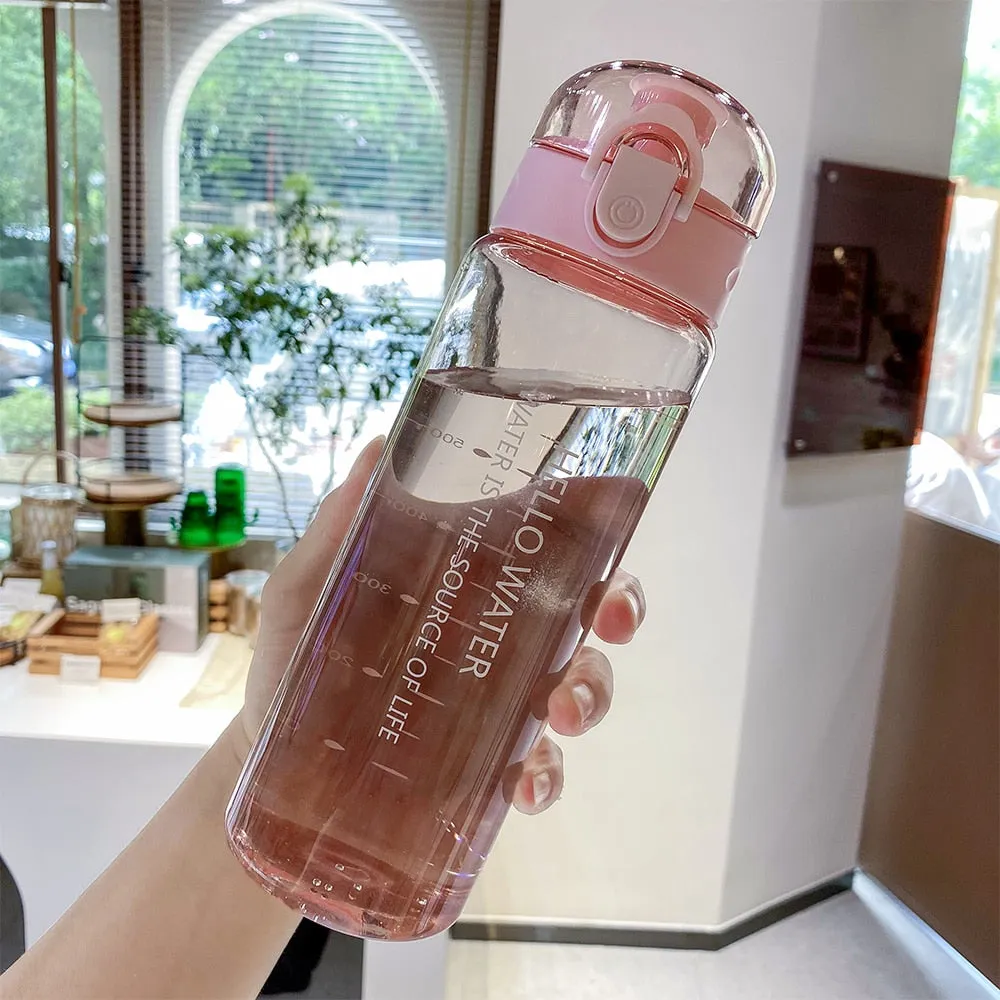 Portable 780ml Plastic Water Bottle