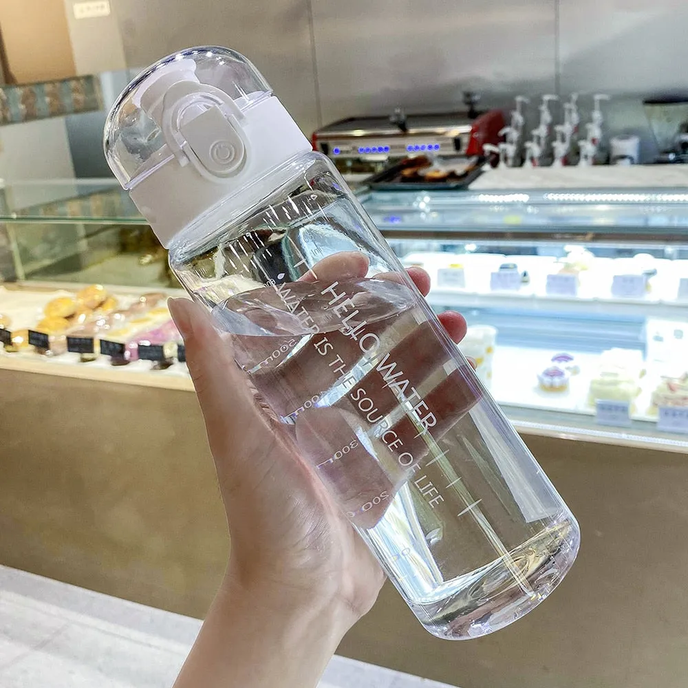 Portable 780ml Plastic Water Bottle