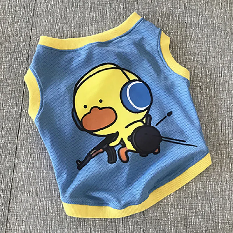 Pug bull dog breathable mesh vest