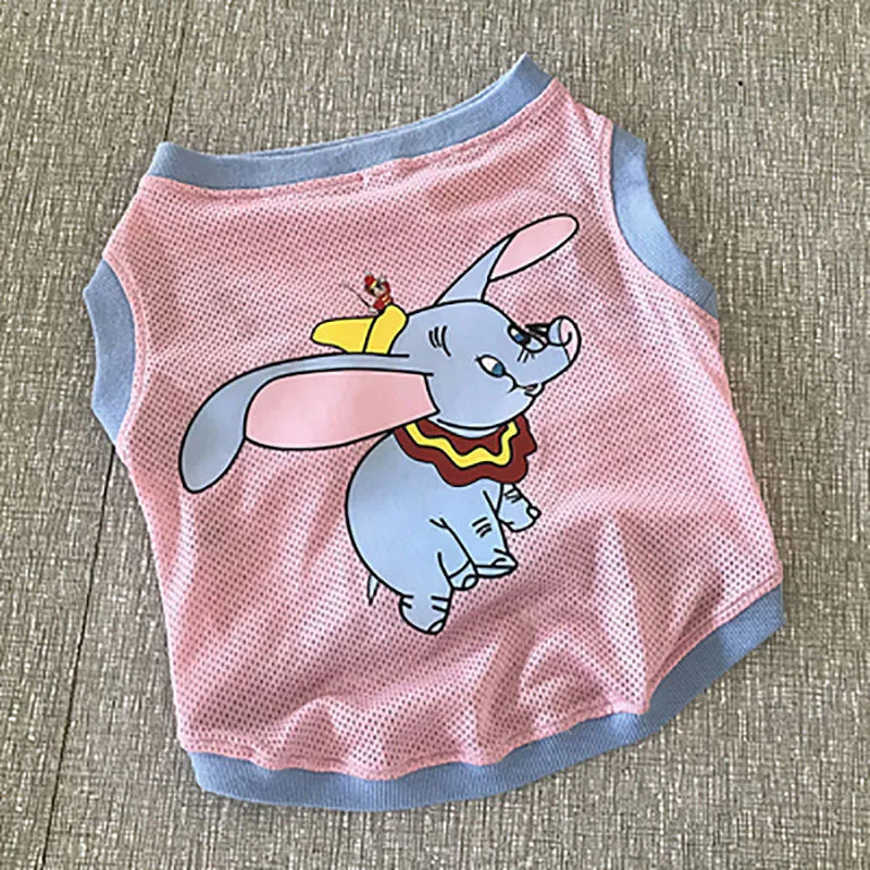 Pug bull dog breathable mesh vest