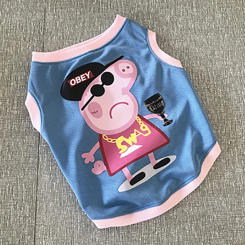 Pug bull dog breathable mesh vest